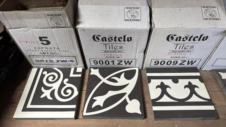 Castelo tegels Portugese, Doe-het-zelf en Verbouw, Tegels, Nieuw, Wandtegels, Keramiek, 20 tot 40 cm, Minder dan 5 m², Ophalen