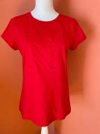 Nikkie rood T-shirt met logo maat 38, Kleding | Dames, T-shirts, Maat 38/40 (M), Verzenden, Zo goed als nieuw, Rood