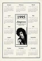 Jimi Hendrix - A4 kalender bij 1995 Jimpress, Ophalen of Verzenden, Zo goed als nieuw, Gebruiksvoorwerp