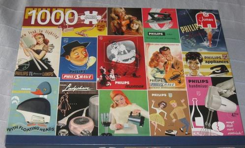 Puzzel 1000 stukjes. Reclame puzzel Philips. Merk: Jumbo, Hobby en Vrije tijd, Denksport en Puzzels, Gebruikt, Legpuzzel, 500 t/m 1500 stukjes