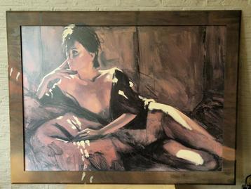 Nico Vrielink Zeefdruk - Ingelijst - 124x94cm beschikbaar voor biedingen