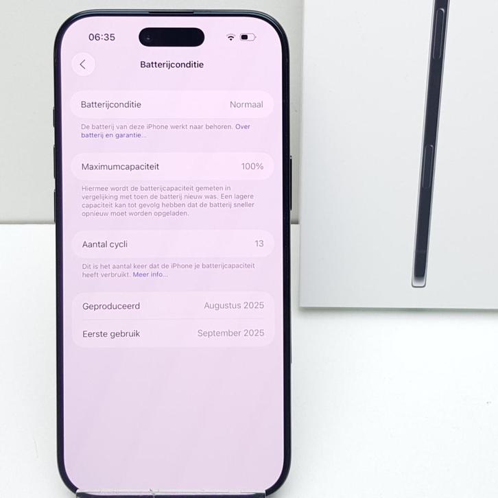 Apple iPhone Air 256GB Space Black, Telecommunicatie, Mobiele telefoons | Apple iPhone, Zo goed als nieuw