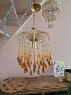 Kroonluchter vintage teardrop lamp murano hollywood regency, Gebruikt, Vintage, Ophalen of Verzenden