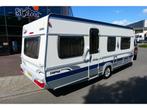 Fendt Topas 550 TG enk. bed+mover+voortent, Caravans en Kamperen, Caravans, Rondzit, Schokbreker, Fendt, 5 tot 6 meter