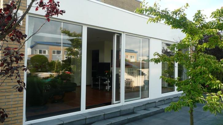 3 delige schuifpuien/ kunststof/ 4500 x 2200, Doe-het-zelf en Verbouw, Kozijnen en Schuifpuien, Nieuw, Schuifpui, Kunststof, 225 cm of meer