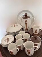 Vintage koffieservies Mitterteich – klokdesign – 6 personen, Antiek en Kunst, Ophalen