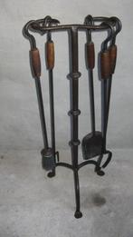 Antiek Haardstel smeedwerk, Ophalen of Verzenden