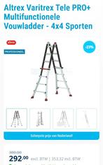 Altrex Varitrex Tele Pro+ Vouwladder-44 Sporten, Doe-het-zelf en Verbouw, Ladders en Trappen, Ophalen of Verzenden, Zo goed als nieuw
