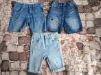 Setje van drie denim jongens shorts, maat 116, Broek, Tumble 'n Dry, Gebruikt, Ophalen of Verzenden