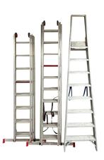 Aldrex 2 x 3 delig schuifladder. 1 x ladder, Doe-het-zelf en Verbouw, Ladders en Trappen, Ophalen, Zo goed als nieuw, Ladder, Opvouwbaar of Inschuifbaar