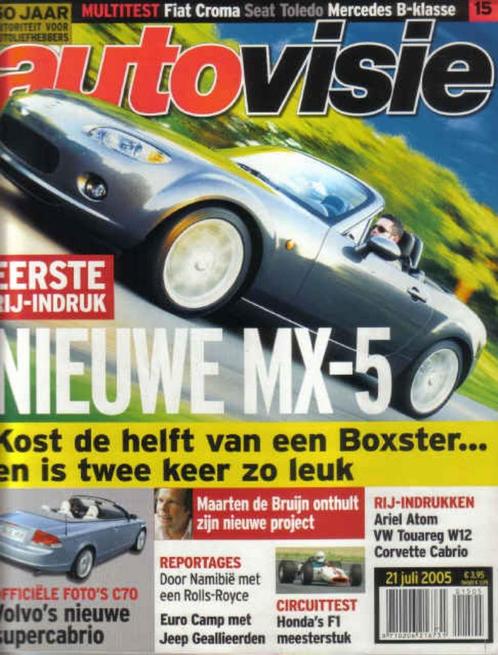 Autovisie 15 2005 : Rolls Royce Phantom - Mazda MX5 - Ariel, Boeken, Auto's | Folders en Tijdschriften, Gelezen, Algemeen, Ophalen of Verzenden