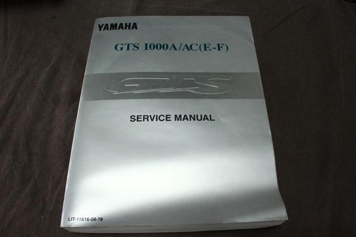 Yamaha GTS1000 A AC E-F 1991, Motoren, Handleidingen en Instructieboekjes, Yamaha, Ophalen of Verzenden