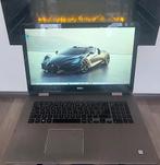 Dell inspiron i7 17 inch touchscreen Opslag 256GB SSD, Computers en Software, Windows Laptops, 2 tot 3 Ghz, Qwerty, 8 GB, Intel® Core™ i7 