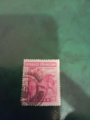 Dominicaanse Republiek Postzegel - Carlos V beschikbaar voor biedingen