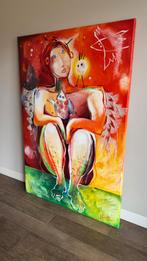 Uniek werk van Angeles Nieto: “Hermes” (150 x 100 cm), Ophalen