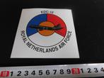 stickers Leger luchtmacht KDC-10 Royal Netherlands air force, Ophalen, Zo goed als nieuw