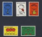 Postfris, Kinderzegels 1969 NVPH 932/936, Postzegels en Munten, Postzegels | Nederland, Verzenden, Na 1940, Postfris