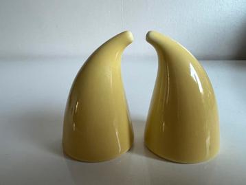 Vintage Arabia Kilta Peper Zout Stel Geel Kaj Franck 60’s beschikbaar voor biedingen