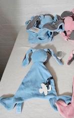 3 blauwe Funnies Tutpopjes - Knuffeldoekjes, Ophalen of Verzenden, Gebruikt, Konijn