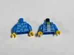 Partij Lego 2x nieuwe donker azure romp hawai's shirt