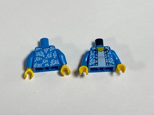 Partij Lego 2x nieuwe donker azure romp hawai's shirt, Kinderen en Baby's, Speelgoed | Duplo en Lego, Nieuw, Lego, Losse stenen