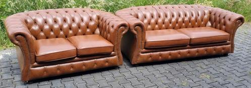 Chesterfield Springvale bankstel 3+2 zit én GRATIS BEZORGD, Huis en Inrichting, Banken | Bankstellen, Gebruikt, Rechte bank, 75 tot 100 cm