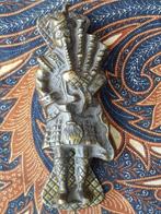 Doedelzakspeler mooie antieke deurklopper uit Engeland 1900., Antiek en Kunst, Ophalen of Verzenden, Koper