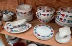 Servies groot Petrus Regout en Boch boerenbont servies., Antiek en Kunst, Ophalen of Verzenden