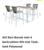 Nieuwe Barset met 4 Witte Krukken €399,00, Ophalen of Verzenden, Nieuw, Metaal