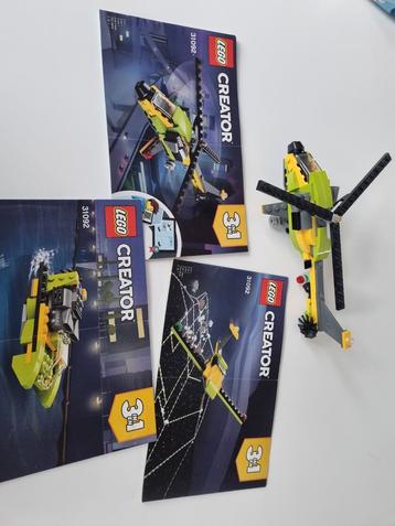 LEGO Creator 31092 - 3-in-1 Helikopter beschikbaar voor biedingen
