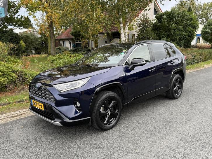 Toyota RAV4 2.5 Hybrid AWD 222PK Bi-Tone Leder•Carplay, Auto's, Toyota, Bedrijf, Te koop, Rav4, 4x4, ABS, Achteruitrijcamera, Adaptive Cruise Control