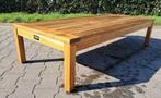 Teak loungetafel merk Rough Furniture, type Batang 150x65 cm, Tuin en Terras, Tuinsets en Loungesets, Ophalen, Gebruikt, Teakhout
