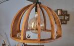 Mango houten hanglamp + reserve lamp, Huis en Inrichting, Lampen | Hanglampen, Ophalen, Zo goed als nieuw