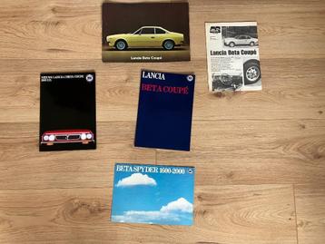 Lancia Beta Coupe en Beta Spider folders