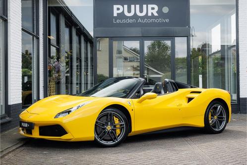 Ferrari 488 Spider 3.9 V8 Giallo Modena Goldrake Racing Seat, Auto's, Ferrari, Bedrijf, Te koop, ABS, Achteruitrijcamera, Airbags