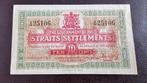 Nette zeldzaam 10 CENTS biljet STRAITS SETTLEMENTS 1919, Ophalen
