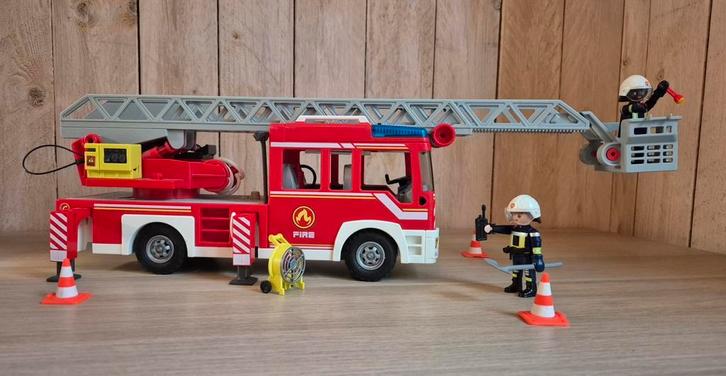 Mooie brandweerset!, Kinderen en Baby's, Speelgoed | Playmobil, Gebruikt, Ophalen