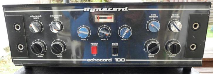 Dynacord Echocord 100 - 60s tape echo  space echo tape delay, Muziek en Instrumenten, Effecten, Gebruikt, Delay of Echo, Reverb