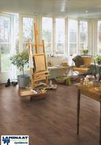 98m2 Waterbestendig Laminaat Canyon Oak 8mm 42pak = €1170, Huis en Inrichting, Stoffering | Vloerbedekking, Bruin, 75 m² of meer