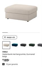 Vimle voetenbank. 3 maand oud, als nieuw!, Ophalen of Verzenden, Zo goed als nieuw
