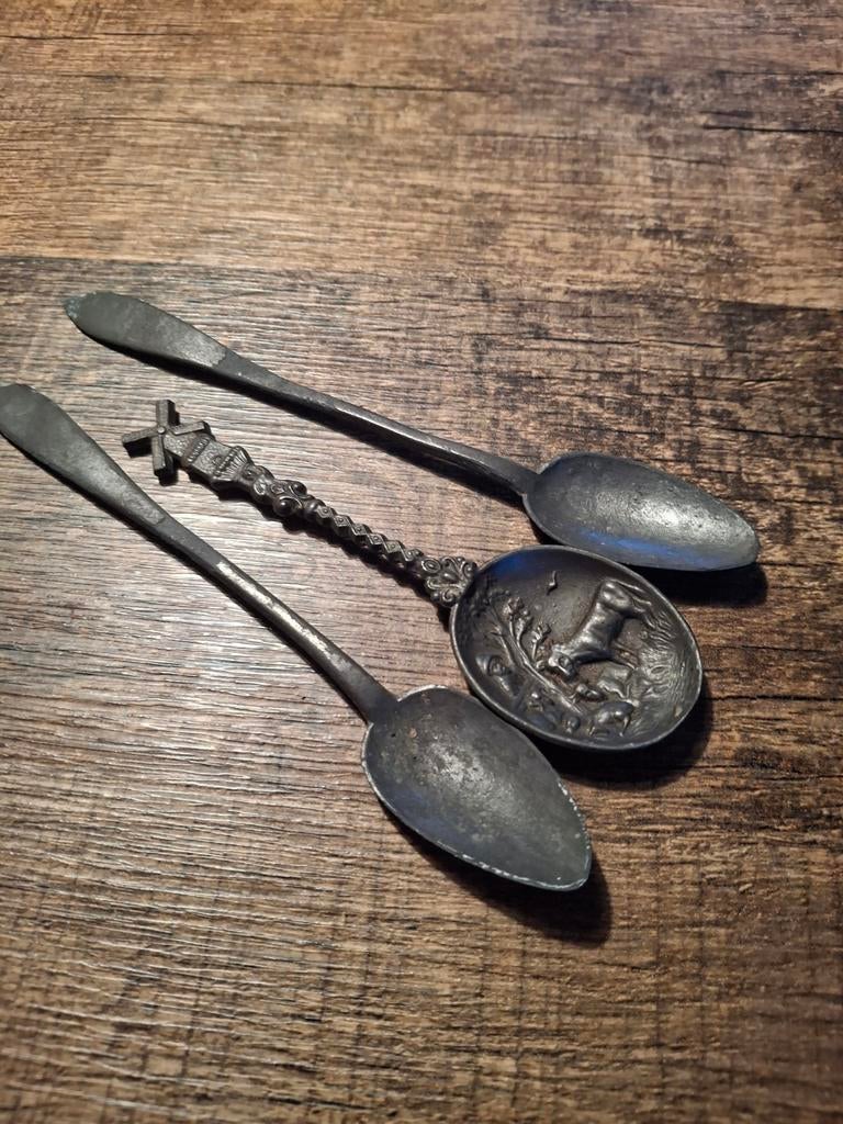 Set lepels van 3., Ophalen of Verzenden, Overige materialen, Overige stijlen