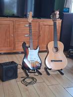 Elektrische & klassieke gitaar + versterker, Ophalen, Gebruikt, Solid body, Overige merken
