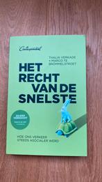 Thalia Verkade - Het recht van de snelste, Ophalen of Verzenden, Zo goed als nieuw, Thalia Verkade; Marco te Brömmelstroet