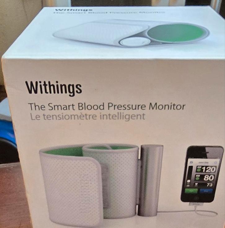 Withings Slimme Bloeddrukmeter, Sport en Fitness, Hartslagmeters, Zo goed als nieuw, Overige merken, Ophalen of Verzenden