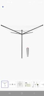 Nieuwe  Brabantia lift o matic droogmolen 50m+grondanker, Tuin en Terras, Droogmolens en Wasrekken, Ophalen of Verzenden, Nieuw