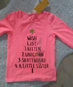 Long sleeve kerst 110/116, Ophalen of Verzenden, Nieuw, Meisje, Shirtje of Longsleeve