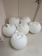 Pedrali hanglampen bol “Happy Apple”, Ophalen, 25 tot 50 cm, Wit, Rond