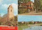 DAMWOUDE Kerk Villa Vijver Groeten, Verzamelen, Ansichtkaarten | Nederland, Verzenden, 1980 tot heden, Gelopen, Friesland