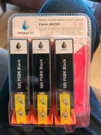 3 x nieuwe inktpatronen voor Canon 580/581 PGBK Black, Computers en Software, Printerbenodigdheden, Ophalen of Verzenden, Zo goed als nieuw