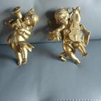 Twee oude hard plestieke engeltjes, Diversen, Kerst, Ophalen of Verzenden, Zo goed als nieuw